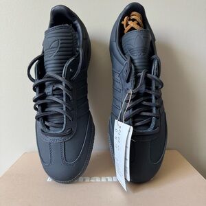 ADIDAS HUMAN RACE SAMBA LOW TOP SNEAKERS NIGHT GREY MENS SIZE 4.5 WOMENS 5.5 NWB